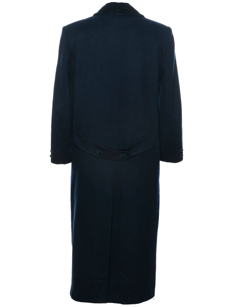 Double Breasted Wool Coat - M