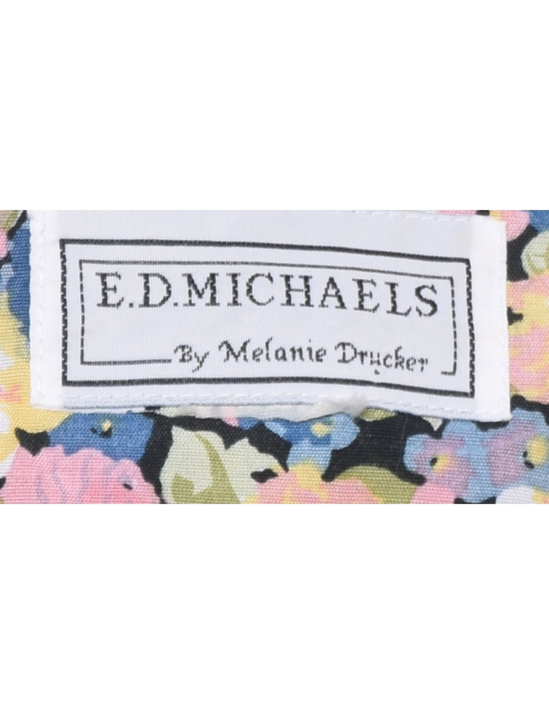 E. D. Michaels Floral Print Dress - M