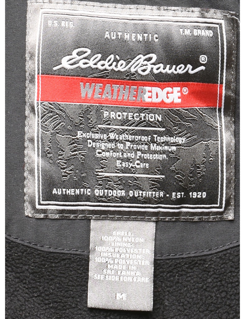 Eddie Bauer Black Nylon Mountaineering Jacket - M