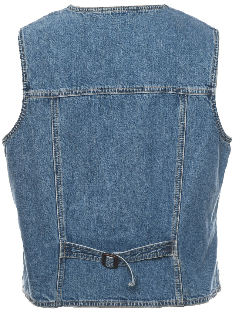 Eddie Bauer Denim Jacket Vest - L