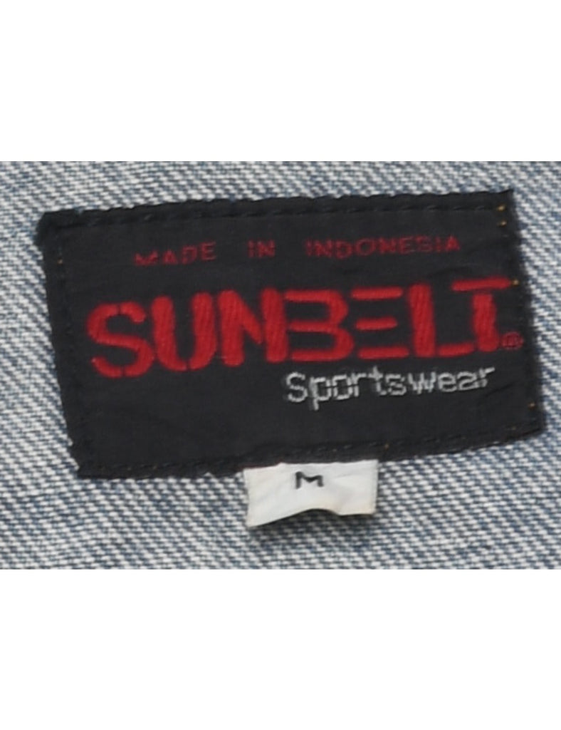 Embellished America Design Denim Jacket - XL