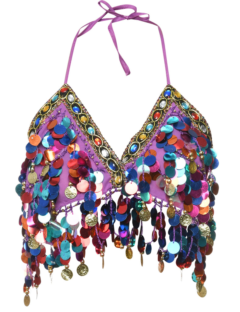 Embellished Multi-Colour Bralette  - S