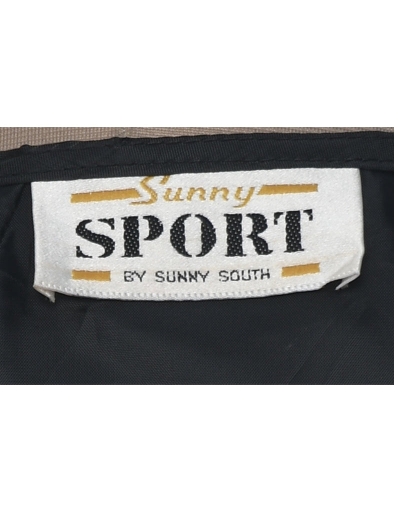 Embroidered Black Waistcoat - M