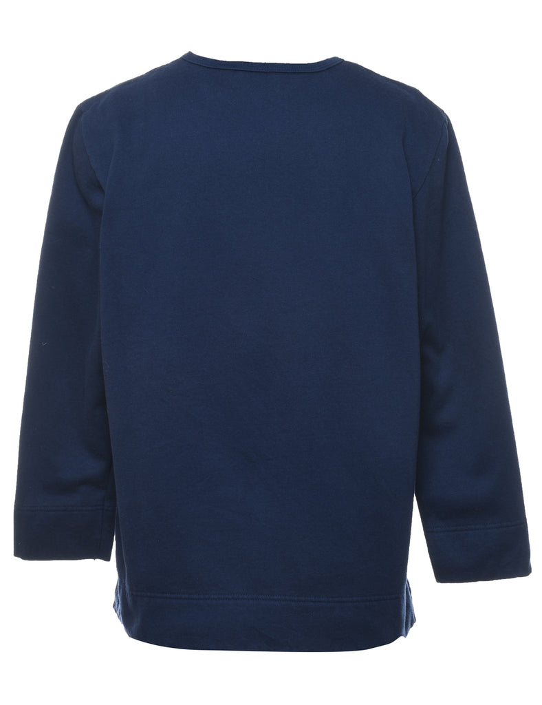 Embroidered Christmas Sweatshirt - S