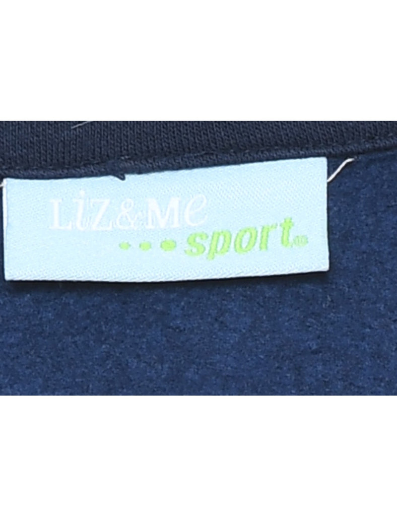 Embroidered Christmas Sweatshirt - M