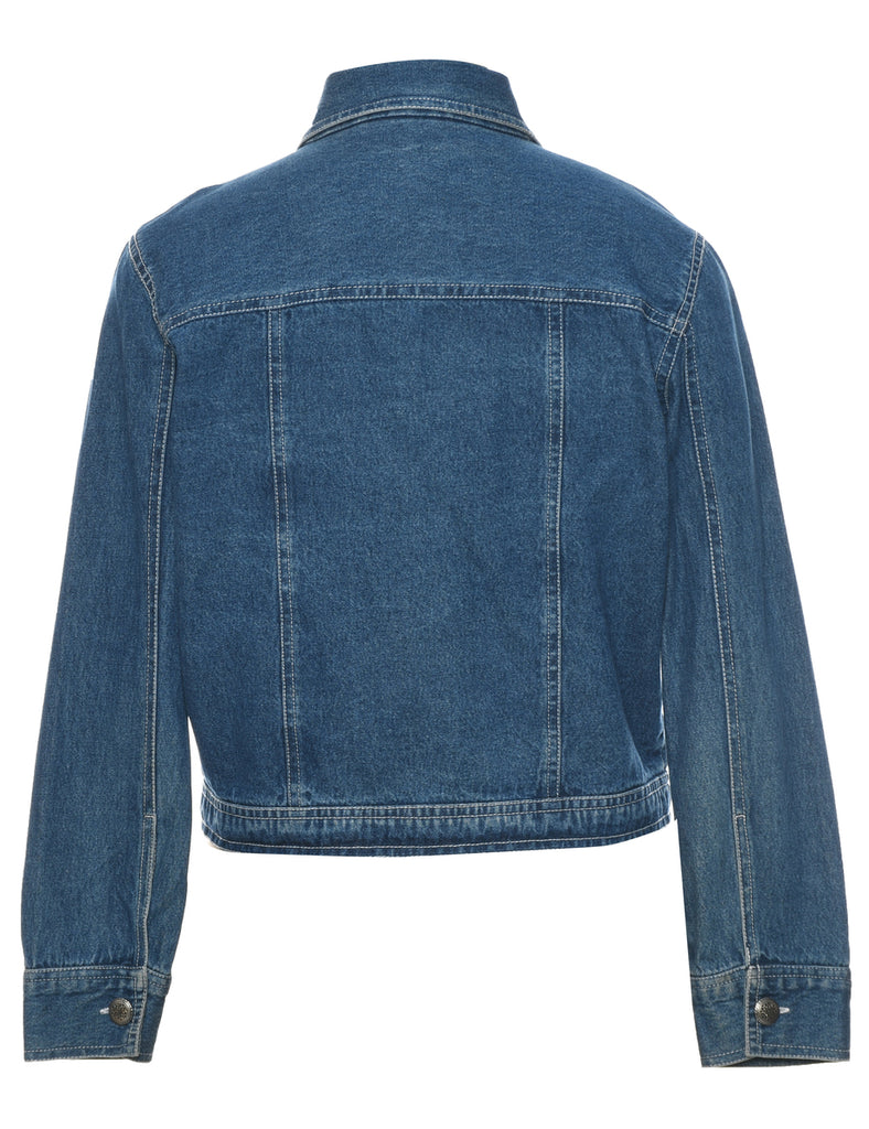 Embroidered Denim Jacket - M