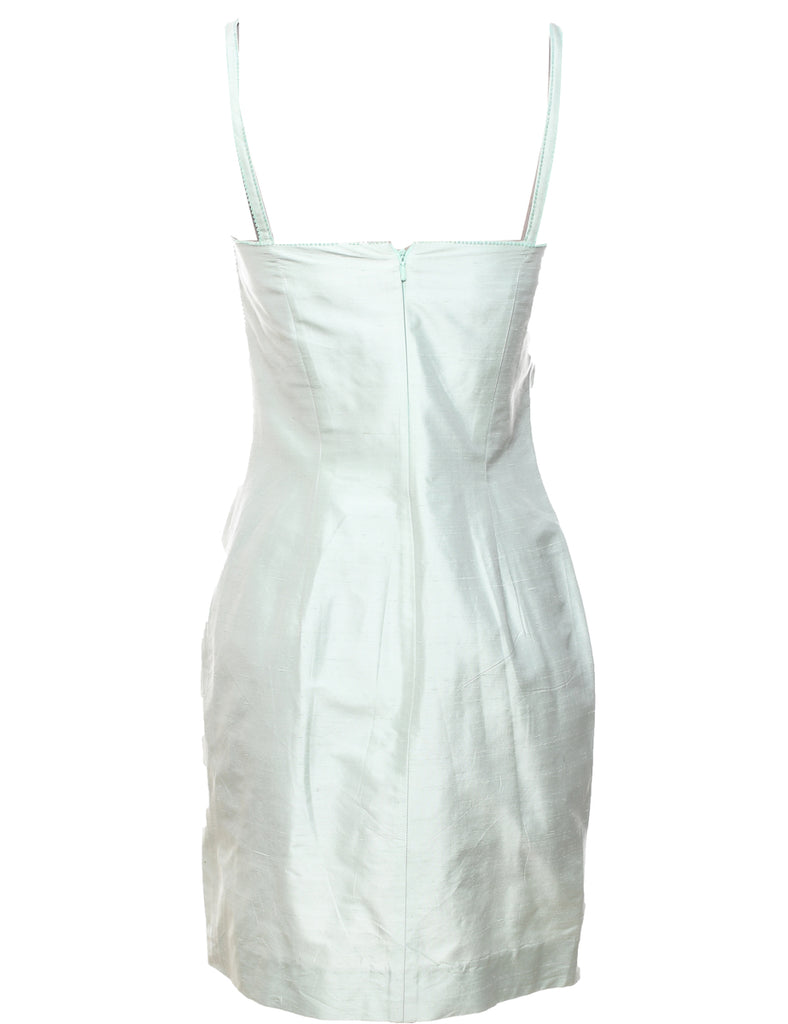 Embroidered Evening Dress - S