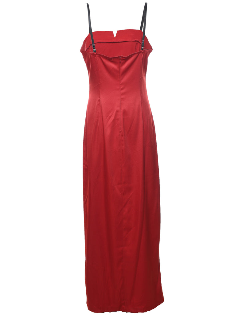 Embroidered Evening Dress - M