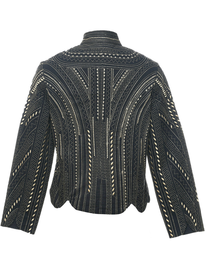 Embroidered Evening Jacket - S