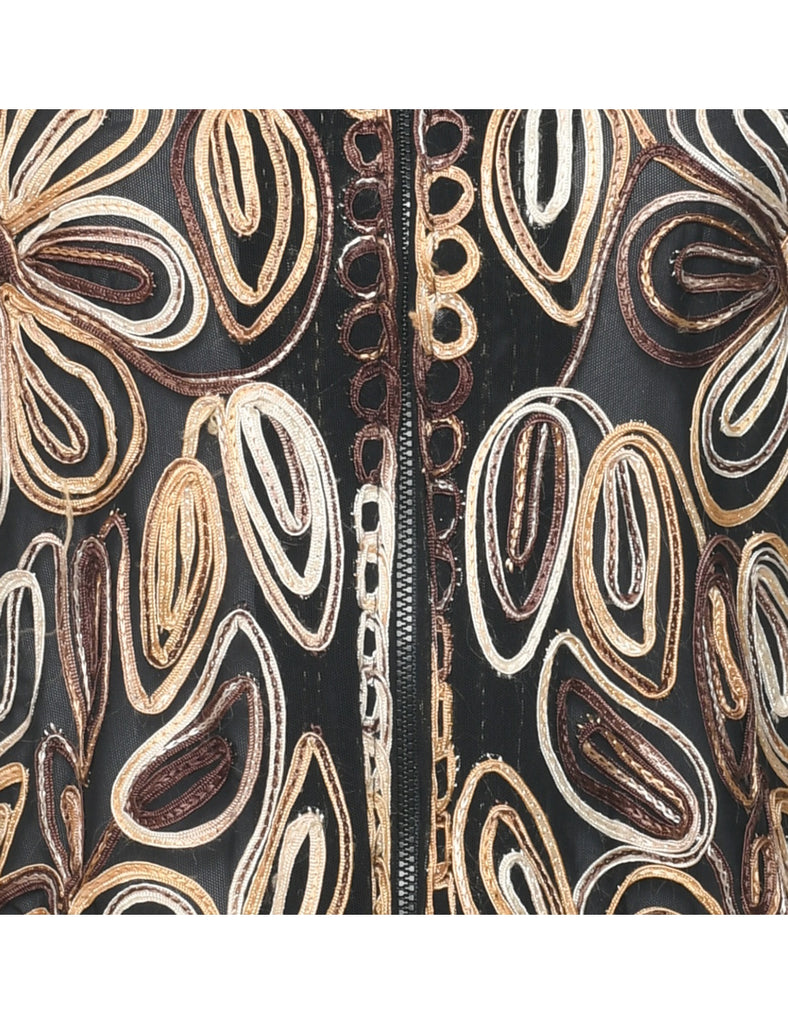 Embroidered Jacket - M