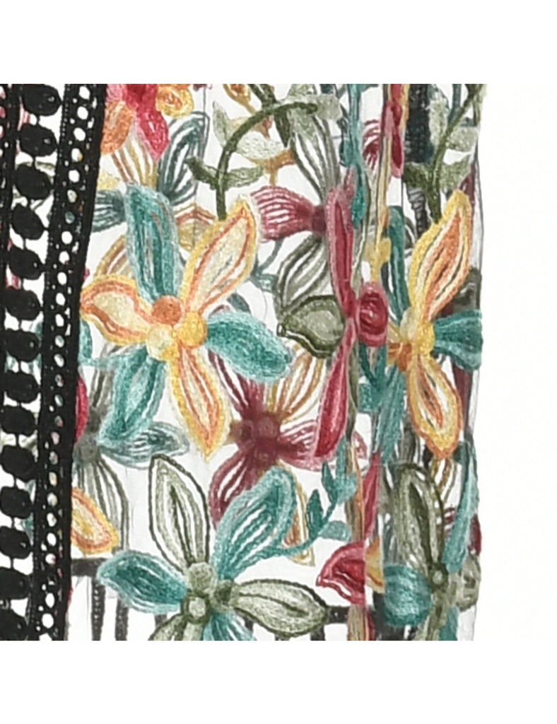 Embroidered Jacket - M