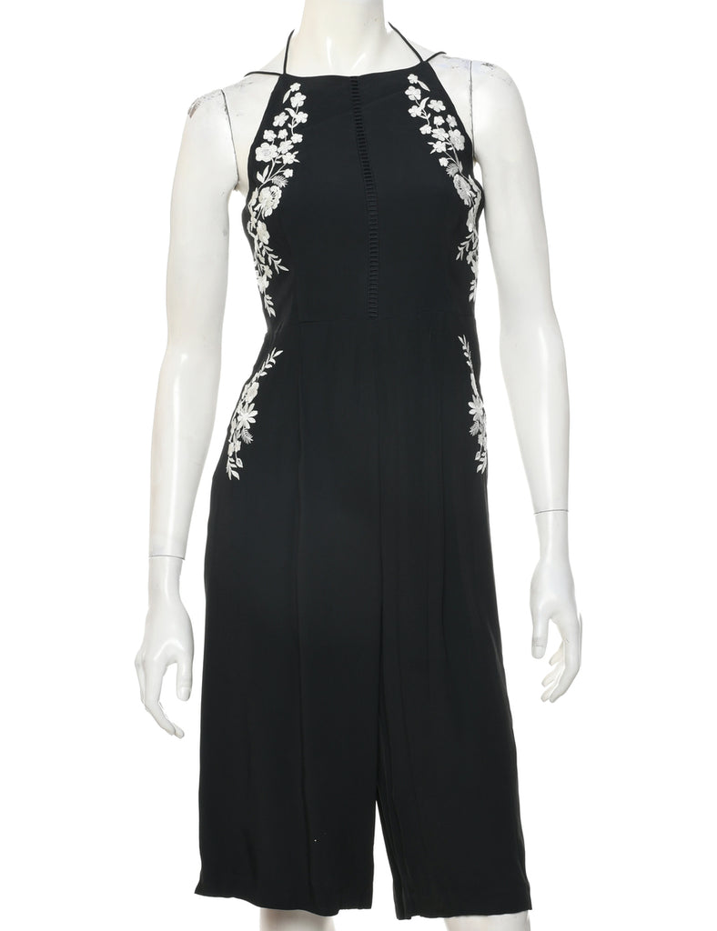 Embroidered Playsuit - M
