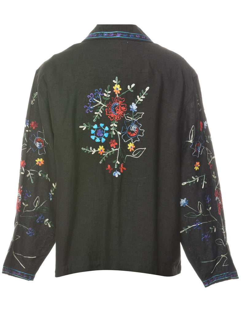 Embroidered Shirt - M