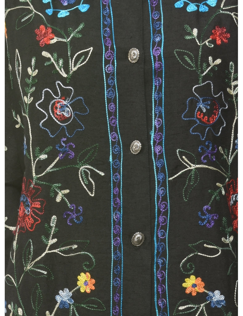 Embroidered Shirt - M