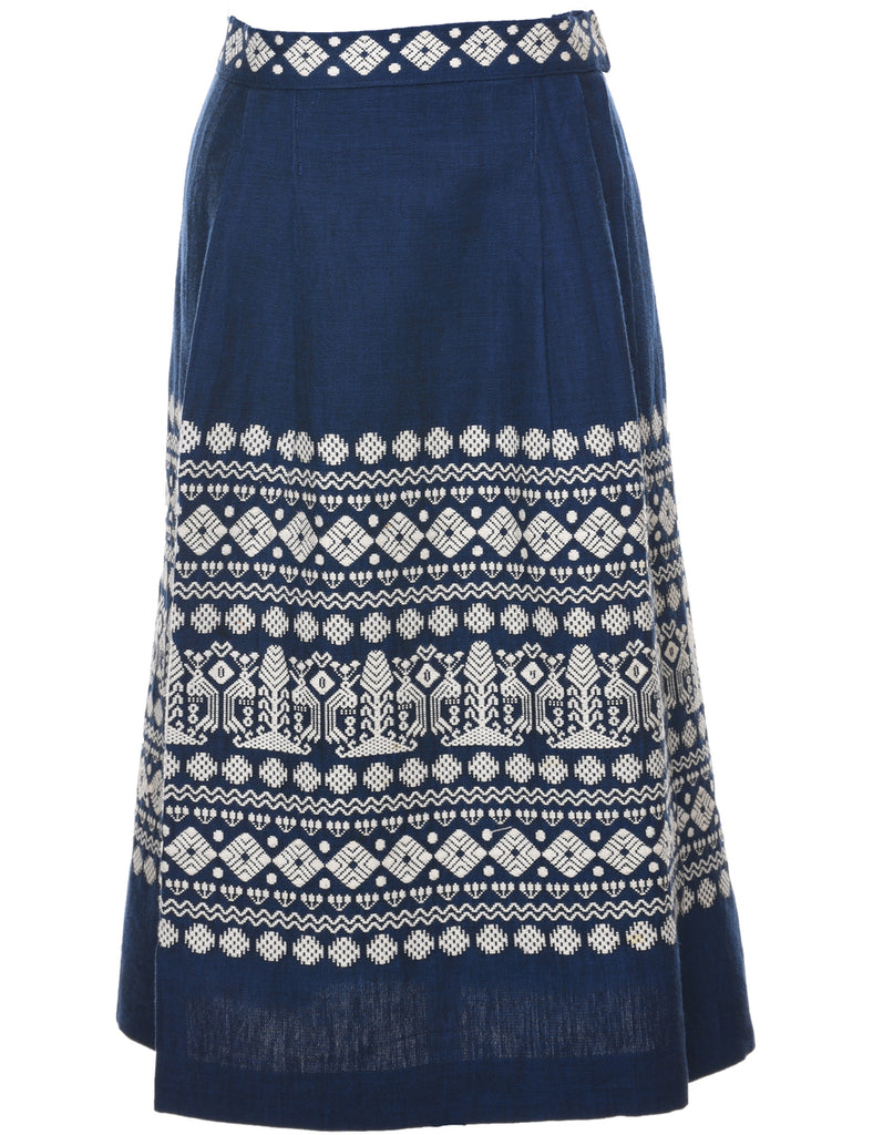 Embroidered Winter Skirt - M