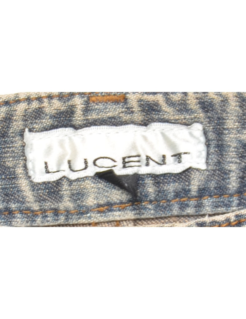 Embroidered Y2K Bootcut Jeans - W26 L33