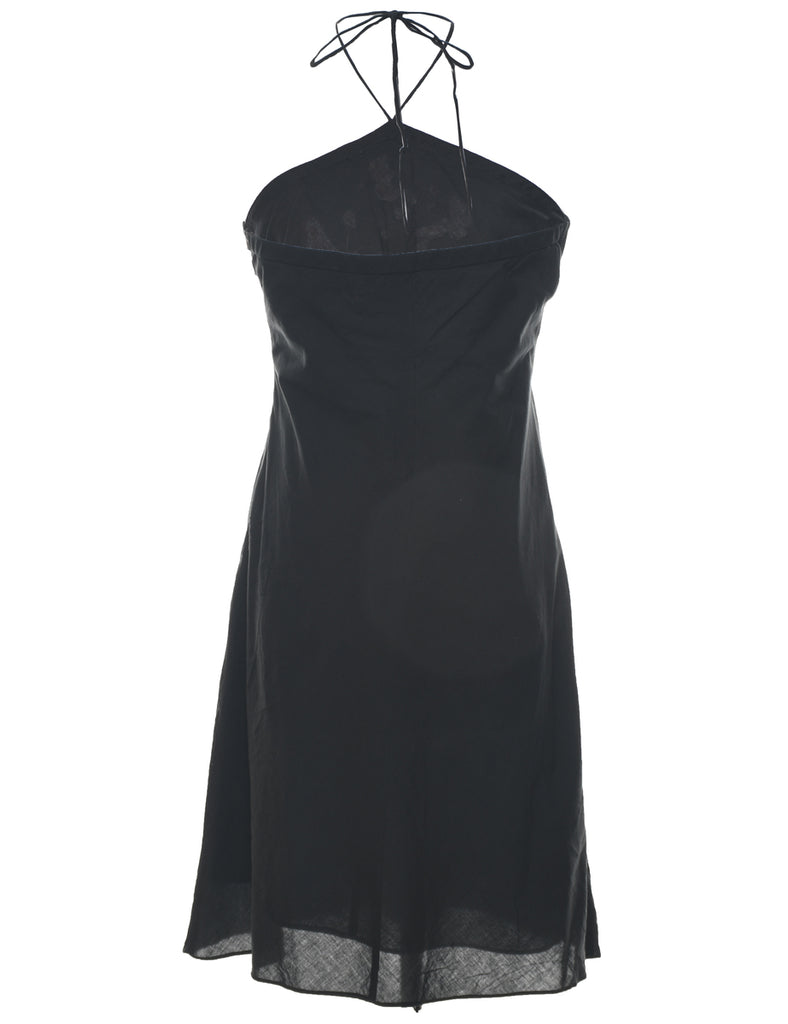 Embroidered Y2K Party Dress - M