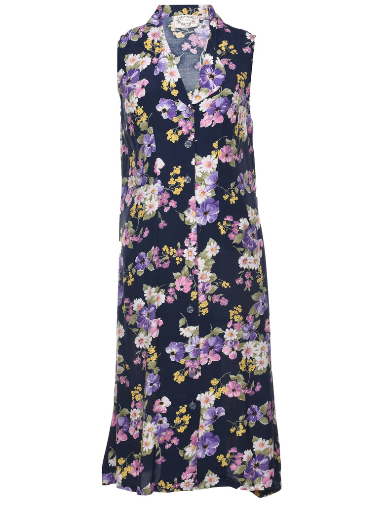 Erika Floral Print Dress - M