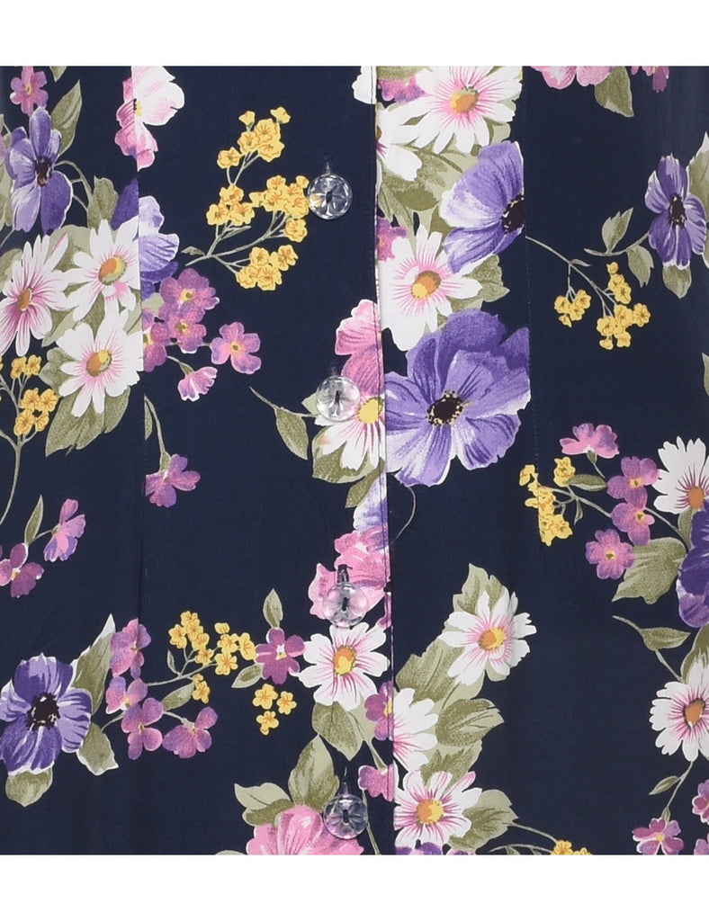 Erika Floral Print Dress - M