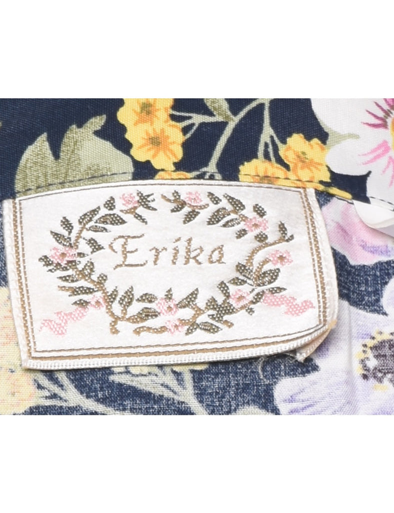 Erika Floral Print Dress - M