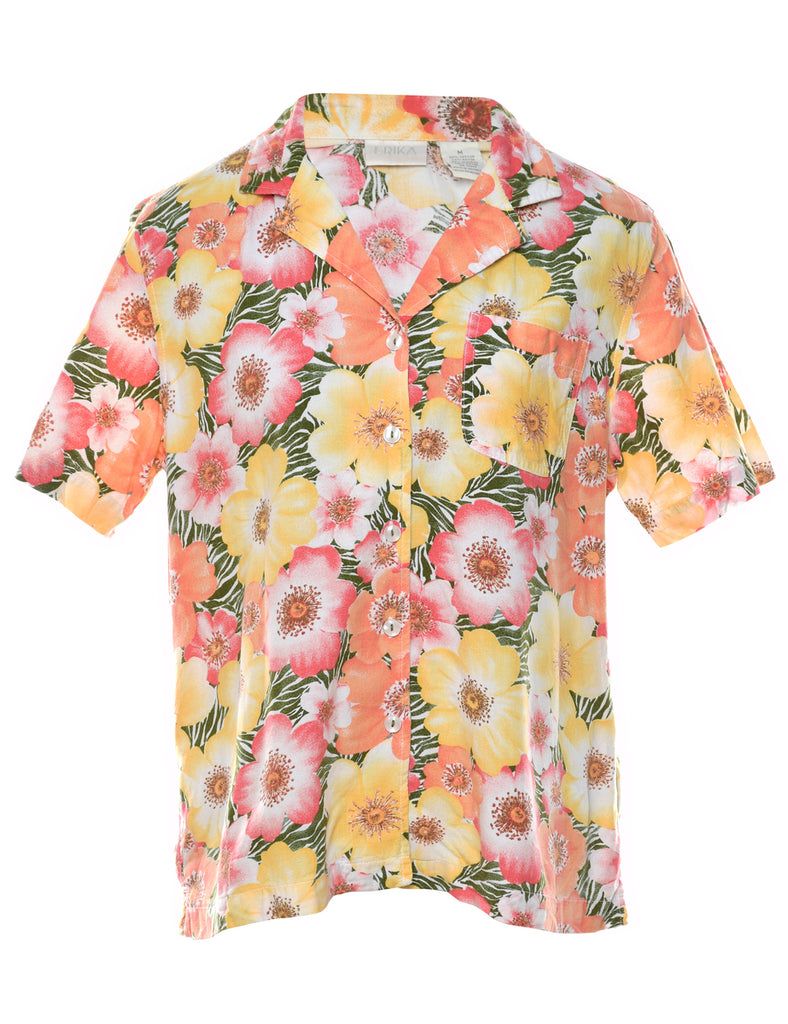 Erika Floral Shirt - M