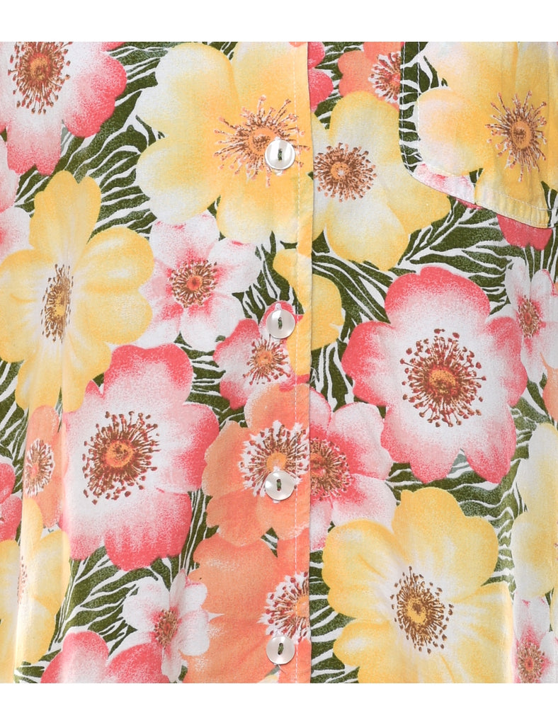 Erika Floral Shirt - M