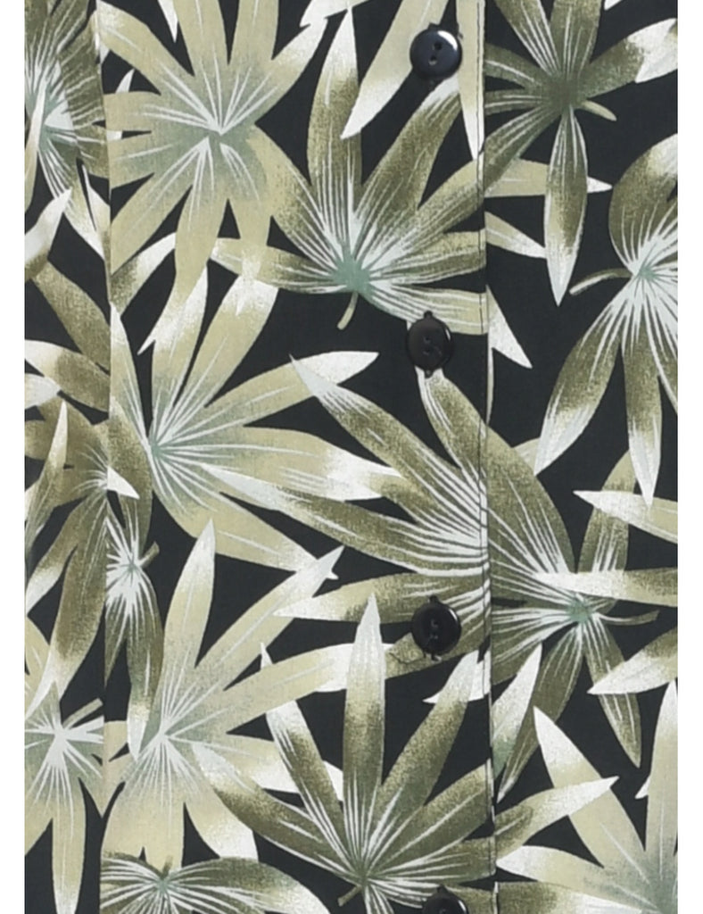 Erika Leafy Print Dress - S