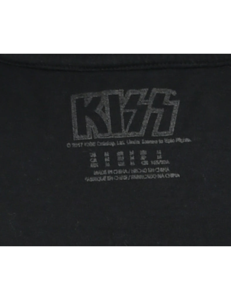 Extra Long Kiss Band T-shirt - M