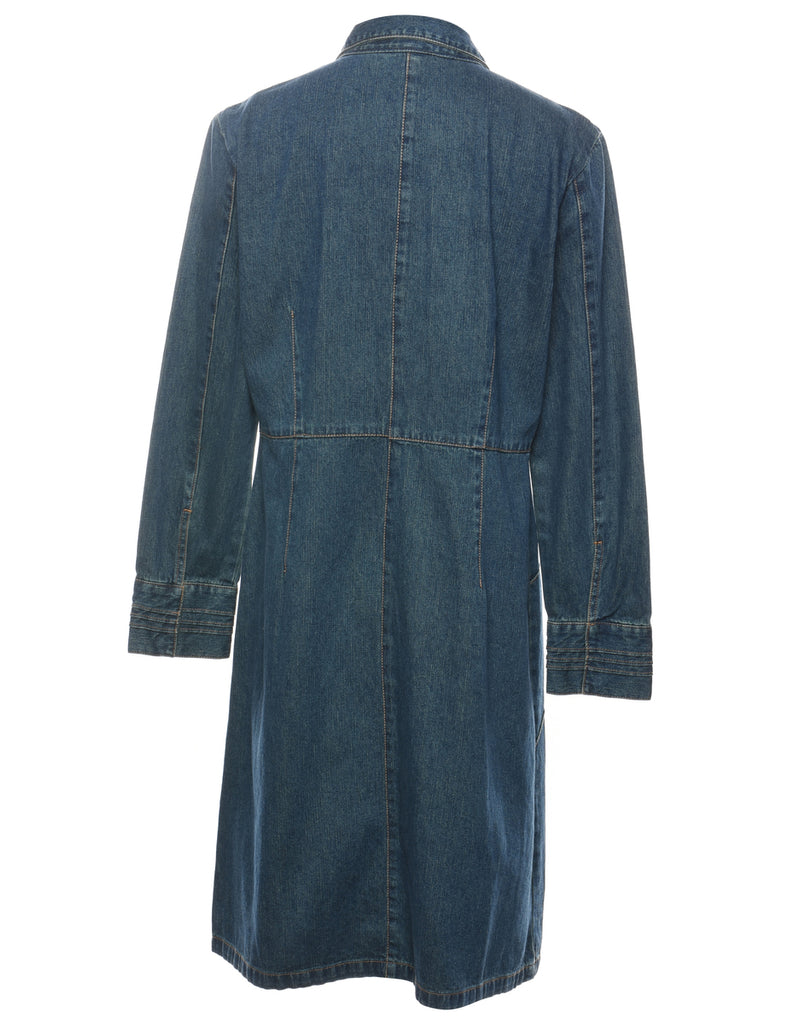 Faded Glory Denim Shirt Dress - L