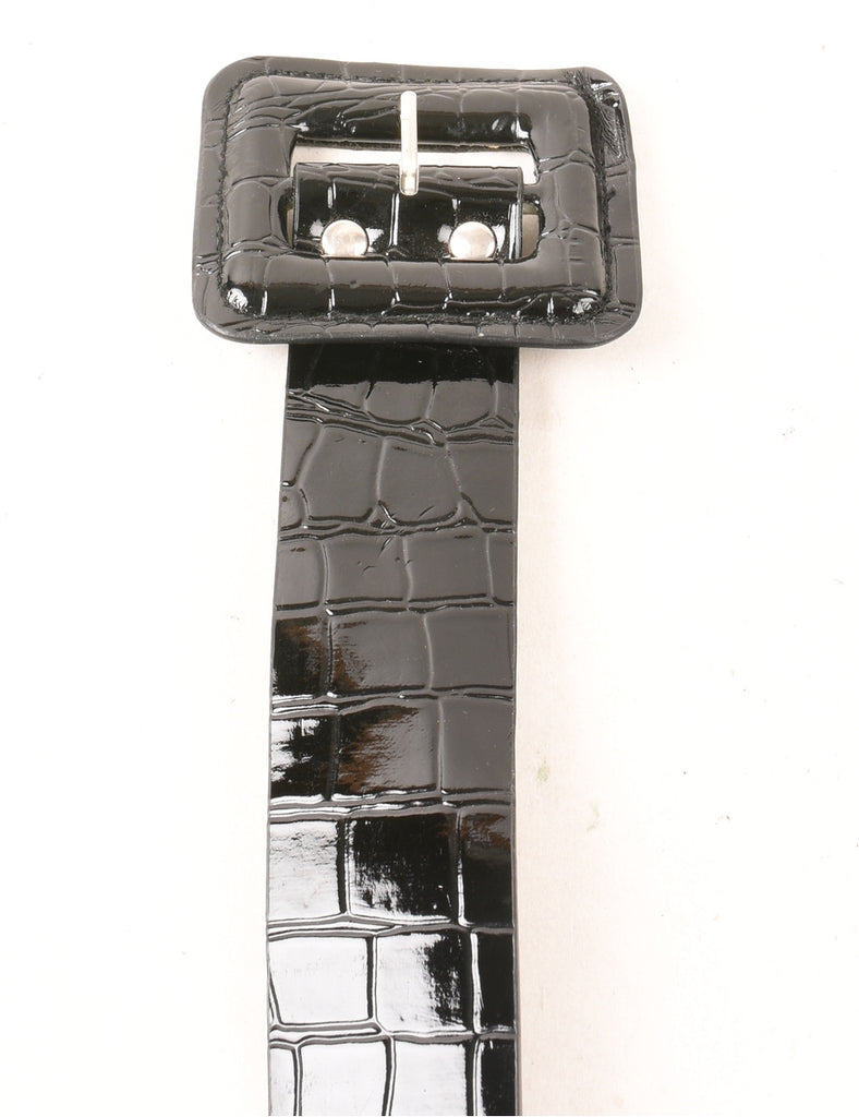 Faux Alligator Fashion Belt - L