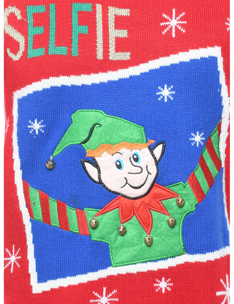 Festive Christmas Jumper - M