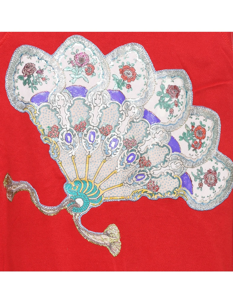 Festive Christmas Sweatshirt - L