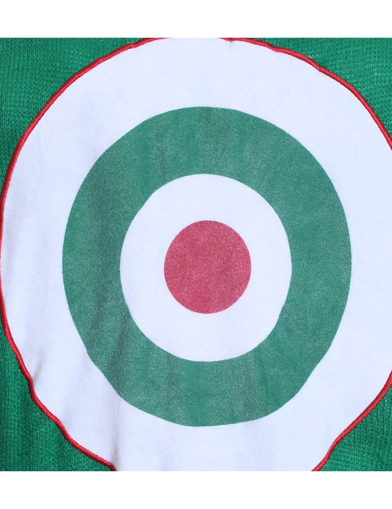 Festive Print Christmas Jumper - XL