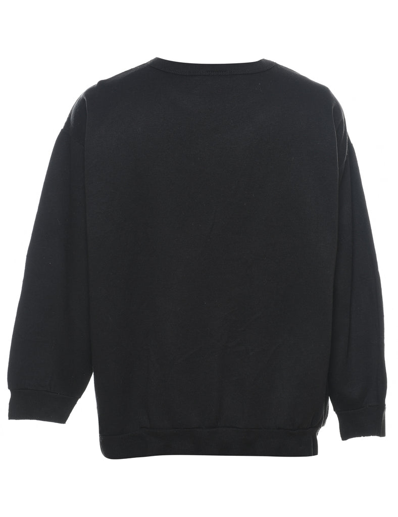 Festive Print Christmas Sweatshirt - L