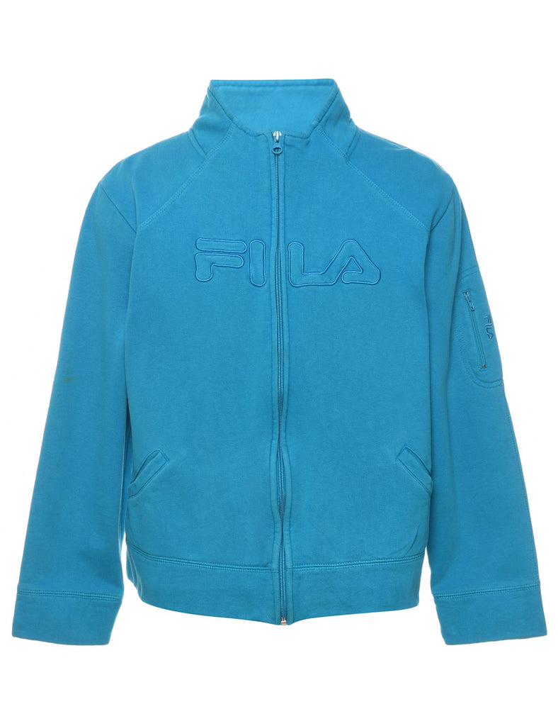 Fila Light Blue Classic Track Top - L