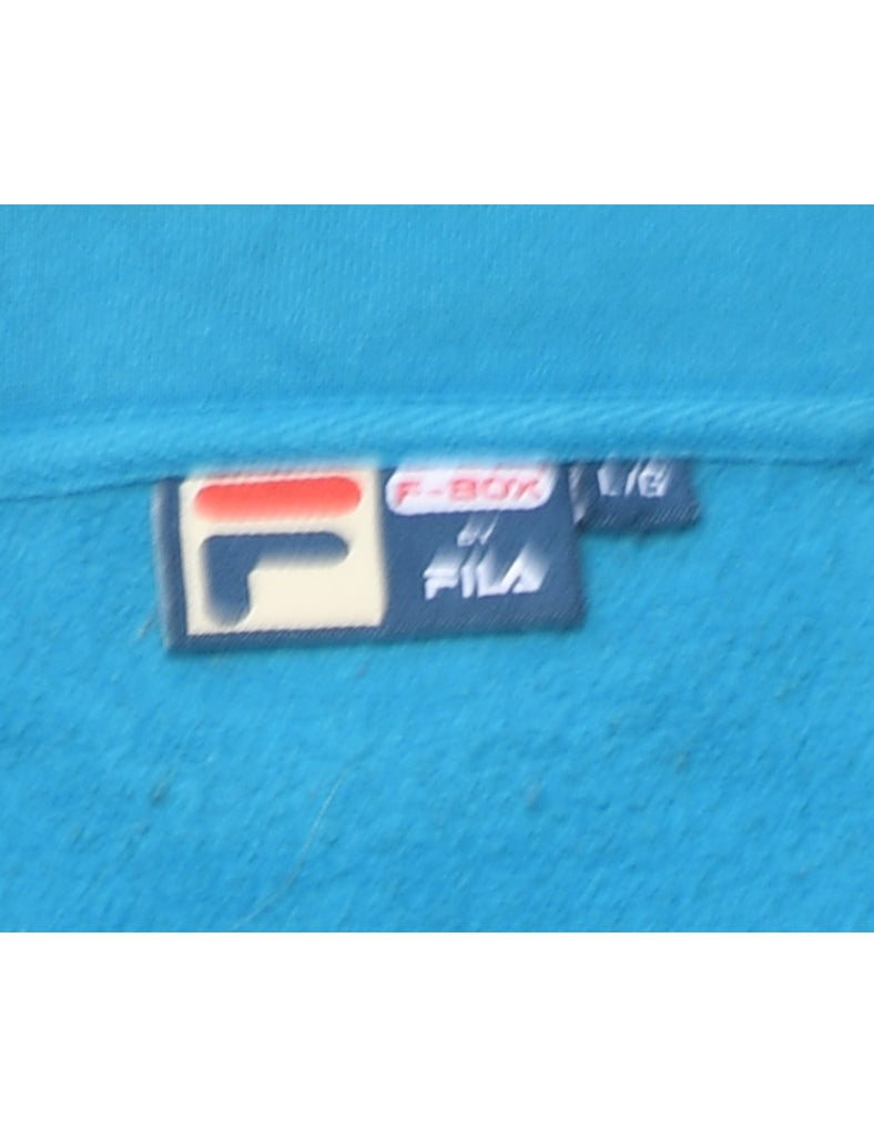 Fila Light Blue Classic Track Top - L