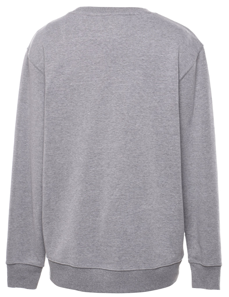 Fila Plain Marl Grey Sweatshirt - L