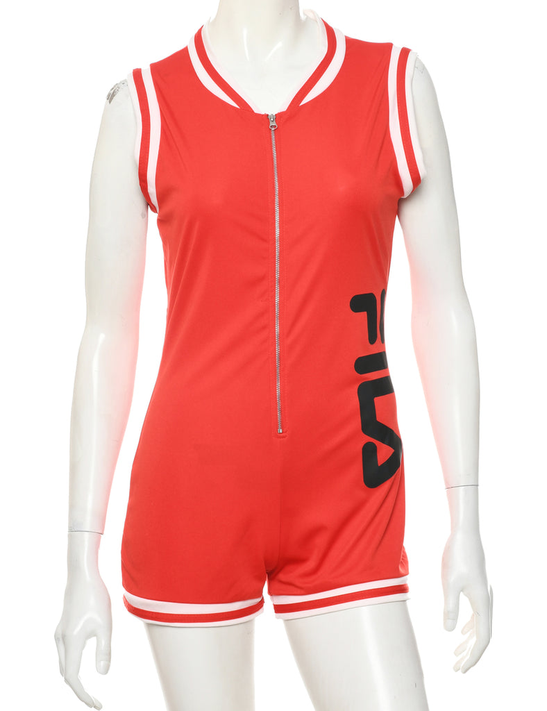 Fila Red Playsuit - M