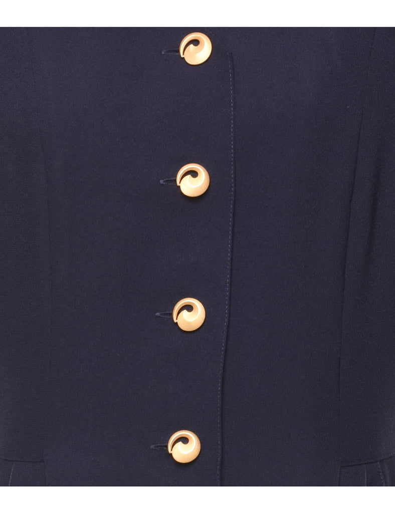 Fink Modell Button Front Dress - M