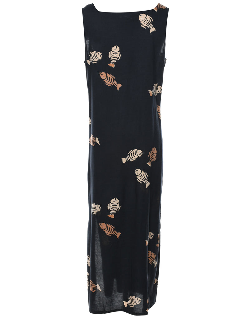 Fish Maxi Dress - XL
