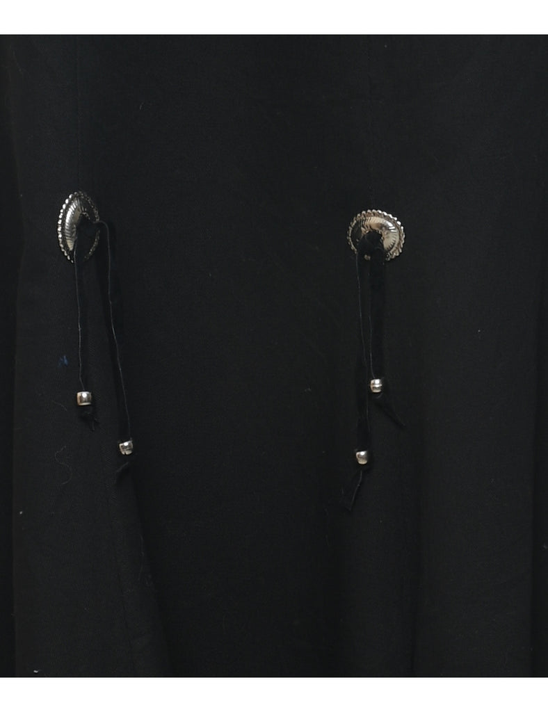 Fishtail Hem Maxi Skirt - M