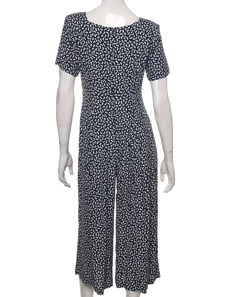 Flared Black Jumpsuit - S