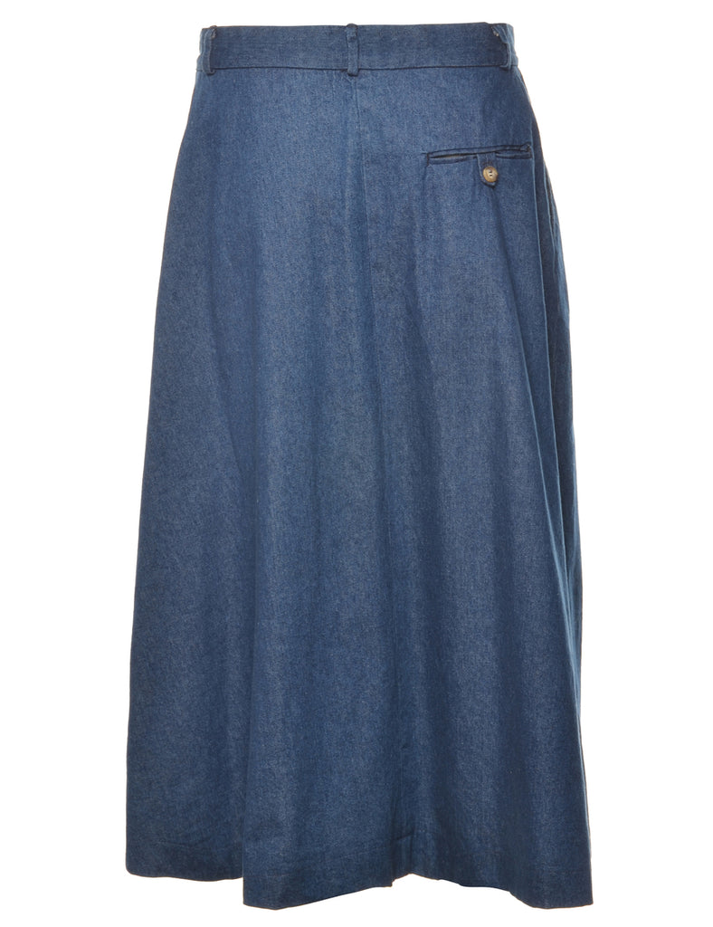 Flared Denim Skirt - M