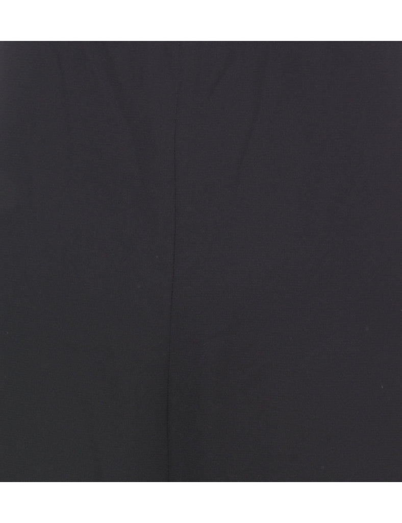 Flared-Leg Black 1990s Sheer Trousers - W31 L31