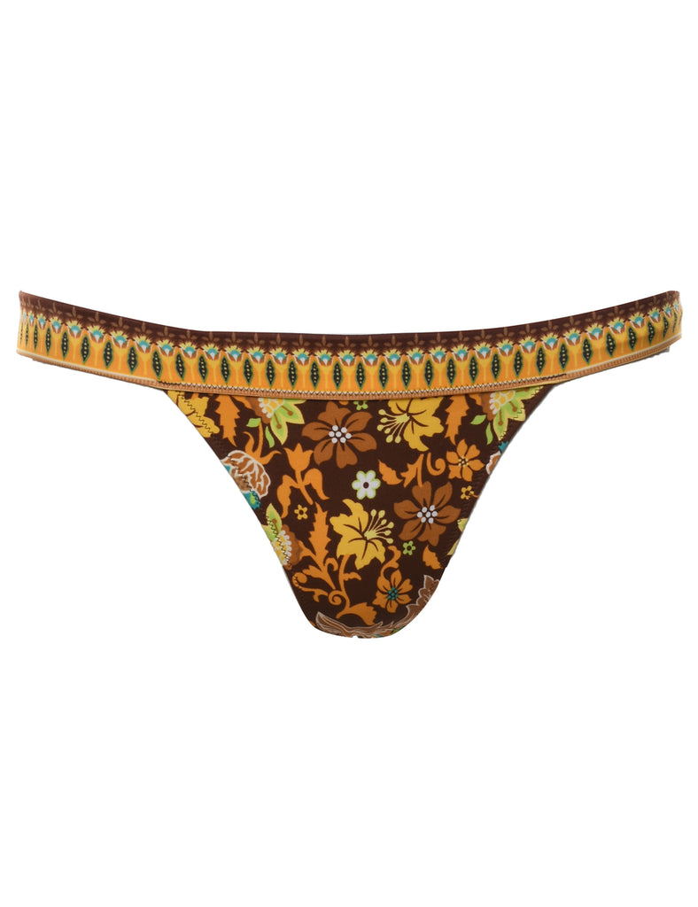 Floral Bikini Bottoms - L