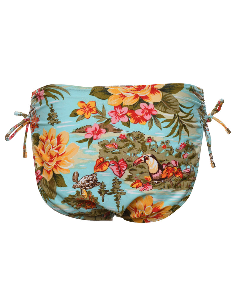 Floral Bikini Bottoms - M