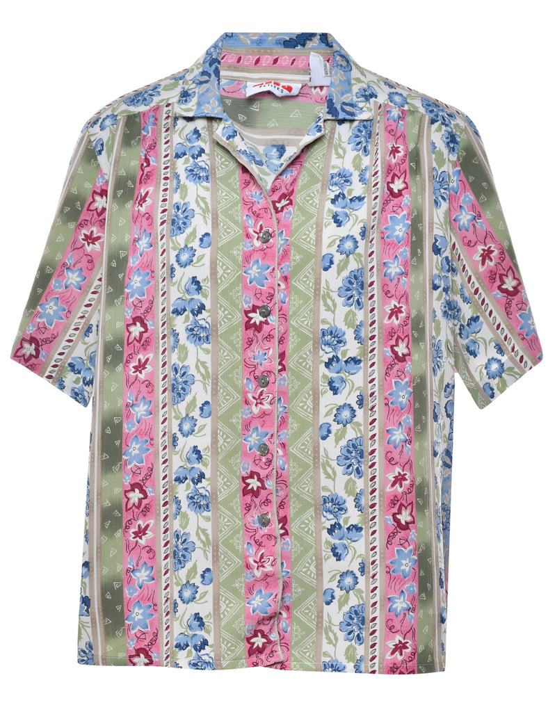Floral Blouse - L