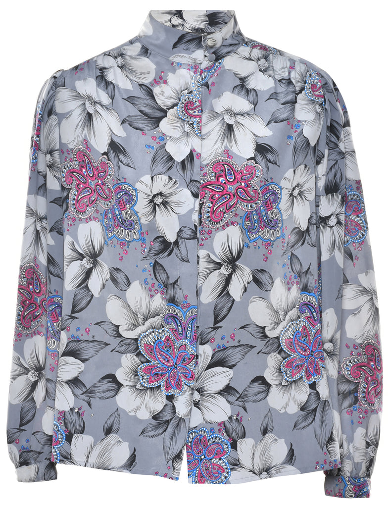 Floral Blouse - L