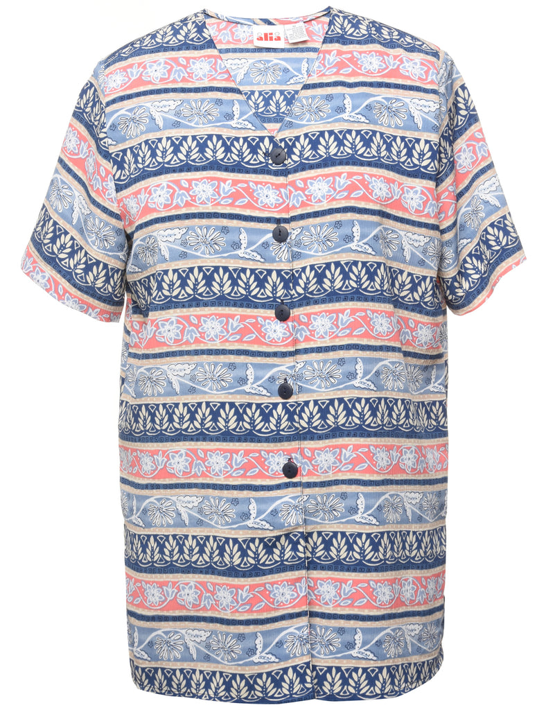 Floral Blouse - L