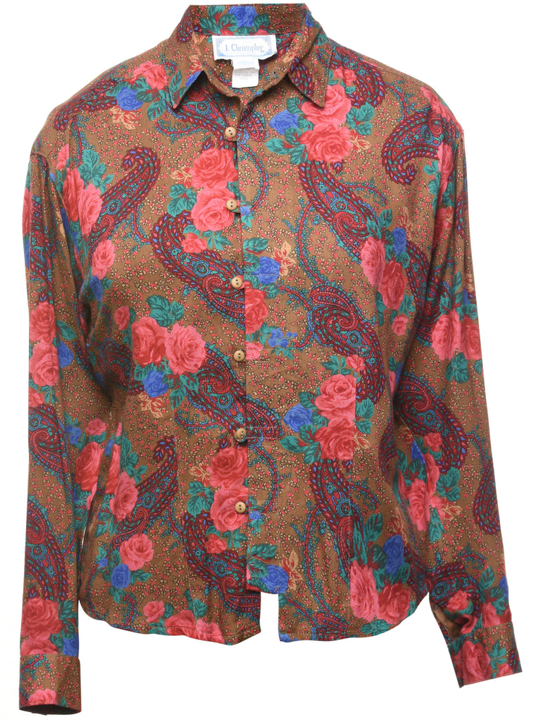 Floral Blouse - M